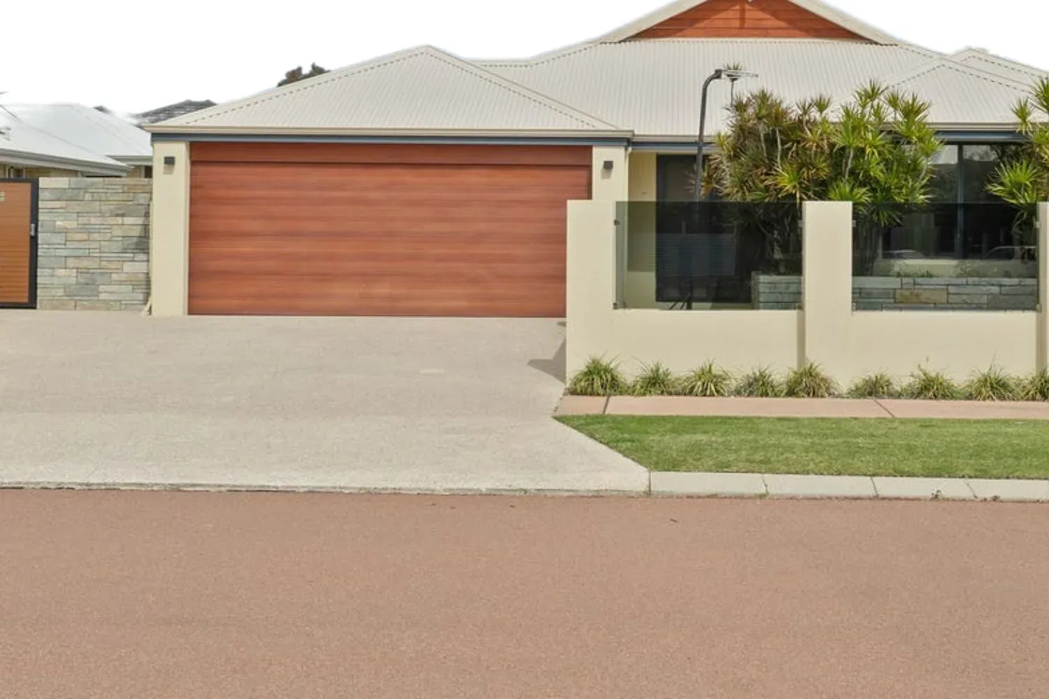 Concrete work completed on a growing Browns Plains street