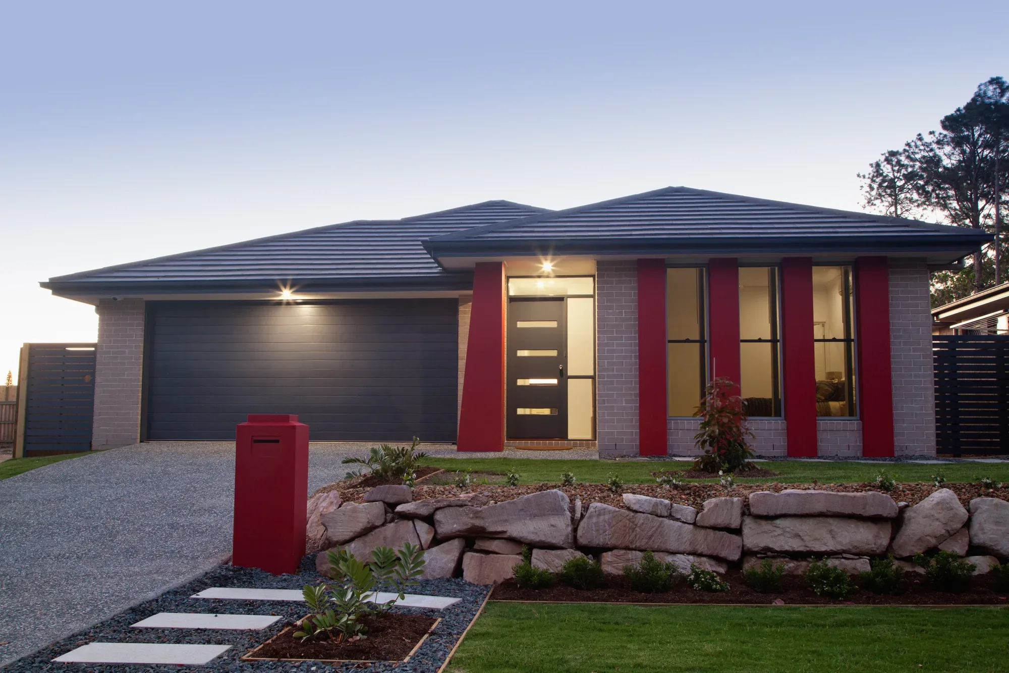 Completed concrete driveway job across Brisbane southside