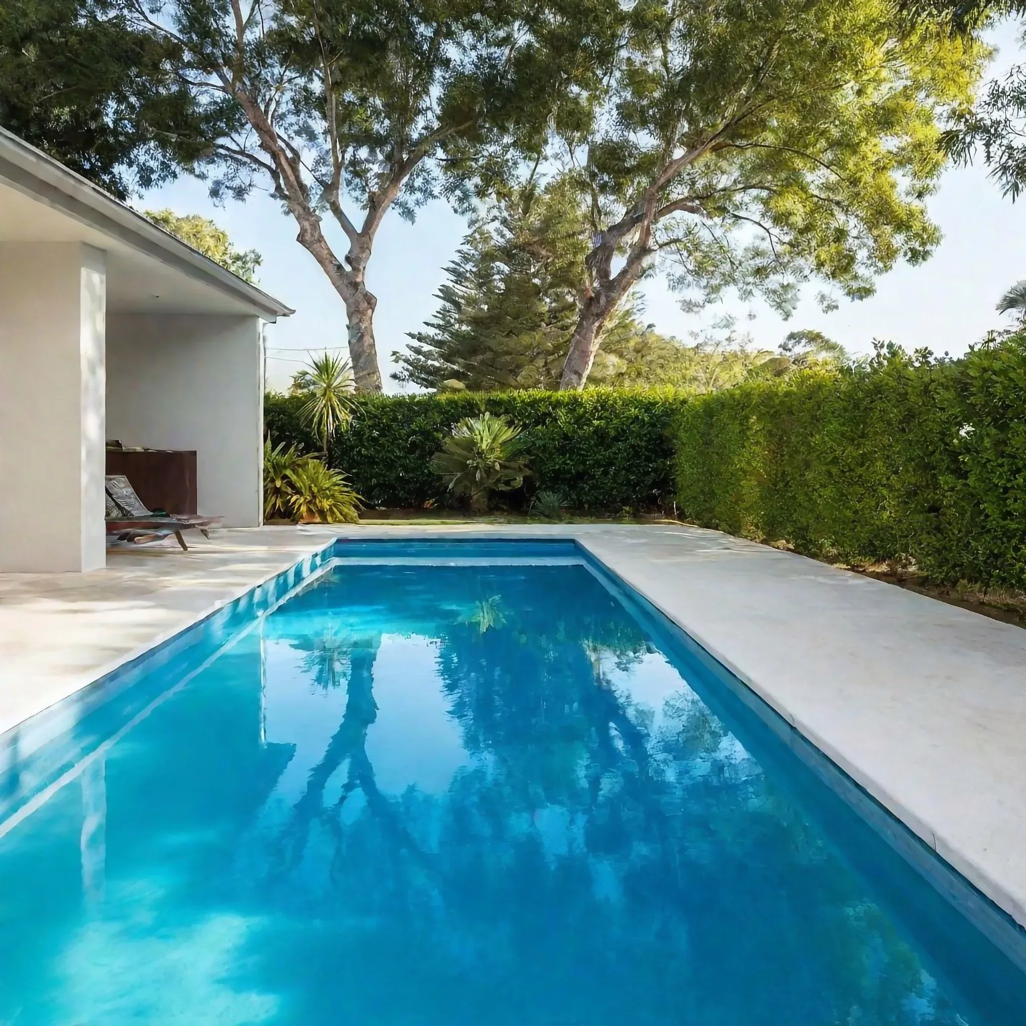 Pool surround concrete designed for constant water exposure