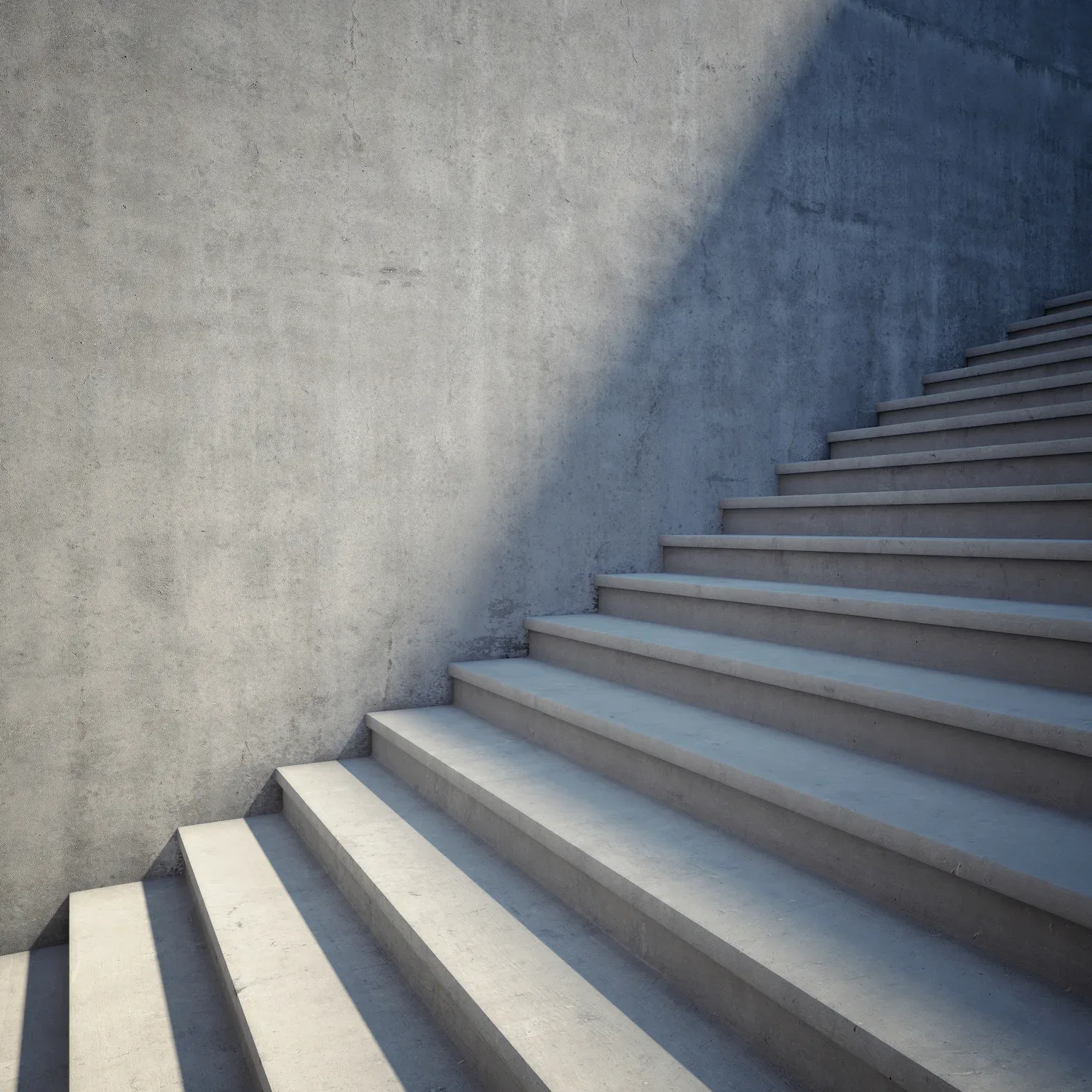 Durable concrete steps built for regular use